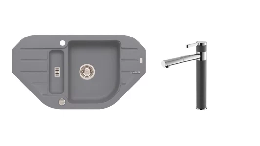 Alveus SET ALVEUS NIAGARA 60/04 + BATERIE ZINA/04 STEEL